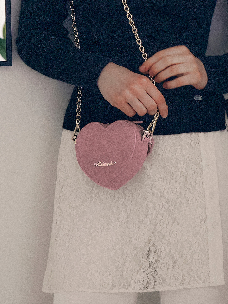 ROLA HEART MINI BAG PINK