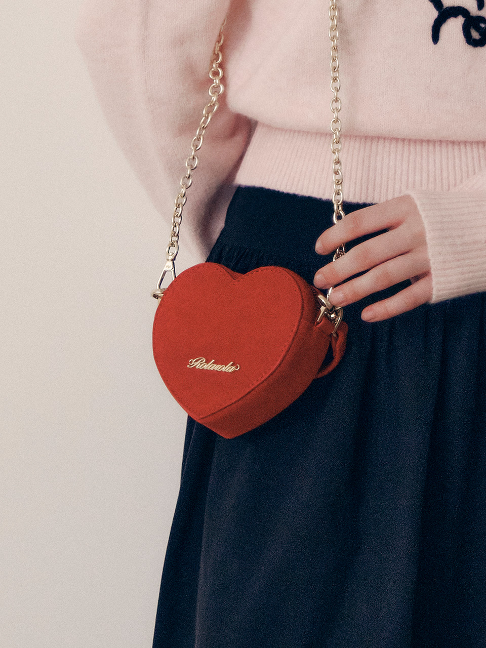 ROLA HEART MINI BAG RED